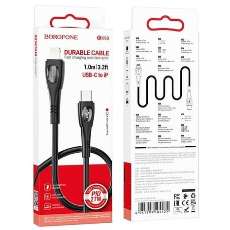 Borofone BX98 iP Superior PD charging data cable