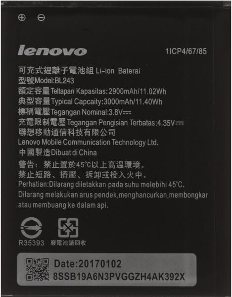 Lenovo battery Bl243