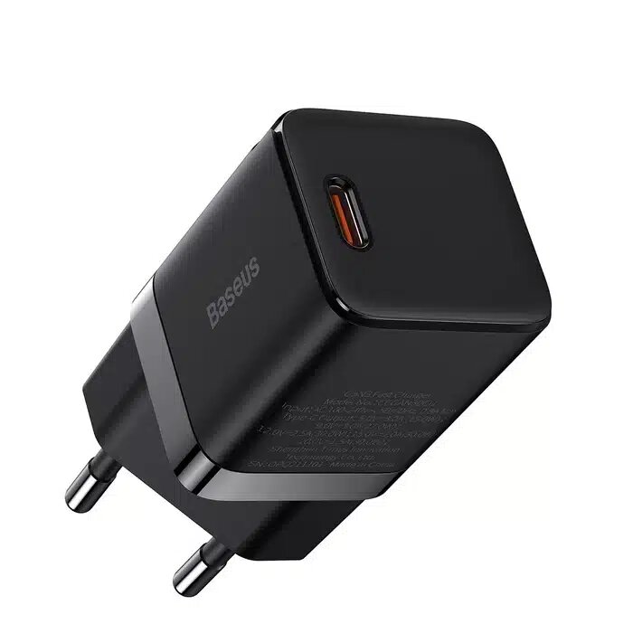 OS-Baseus GaN5S Fast Charger 1C 30W EU Cluster Black