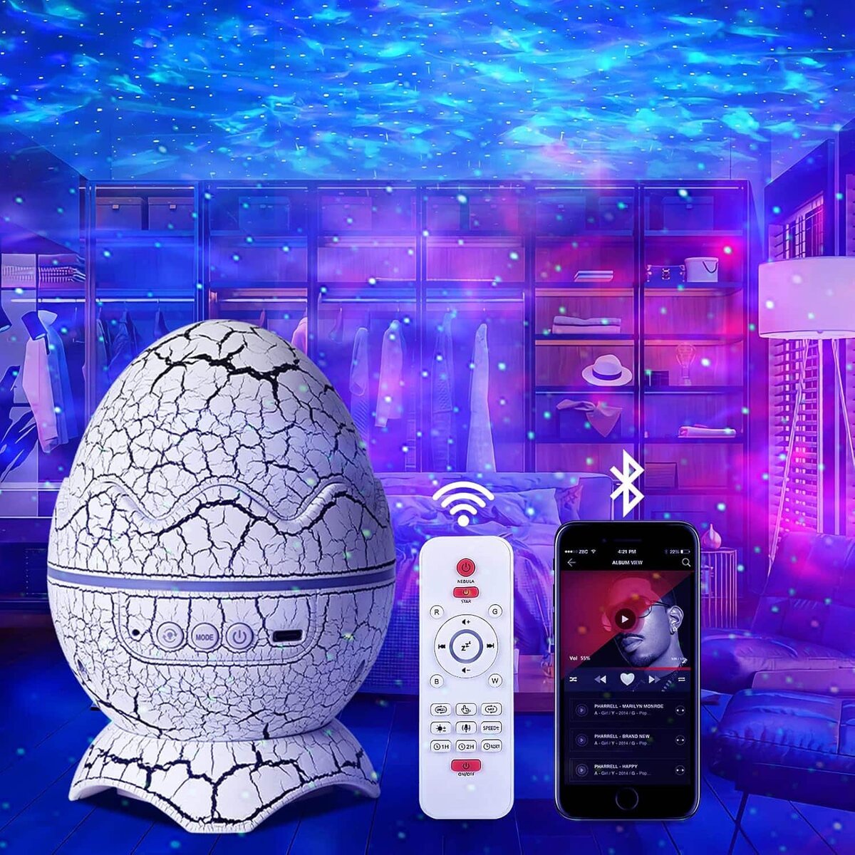 Galaxy Nightlight Projector KL-D