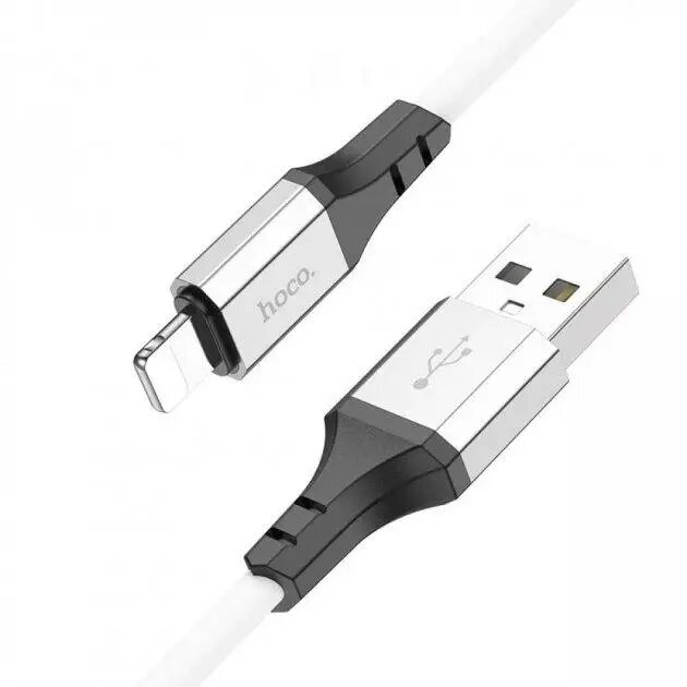 Hoco X86 iP Spear PD silicone charging data cable White