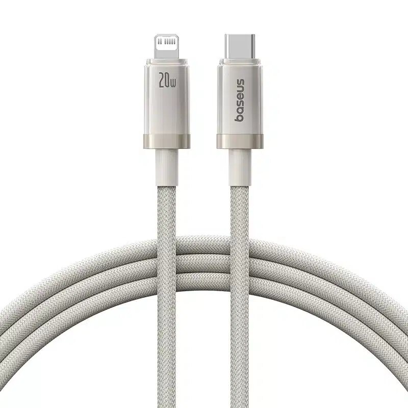 Baseus Vipow Fast Charging Cable USB-C to iP 20W 1m Galaxy Natural Titanium