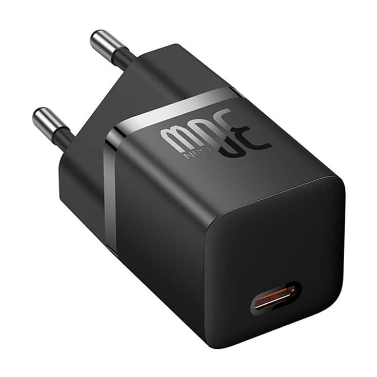 OS-Baseus GaN5 Fast Charger(mini) 1C 30W EU Black