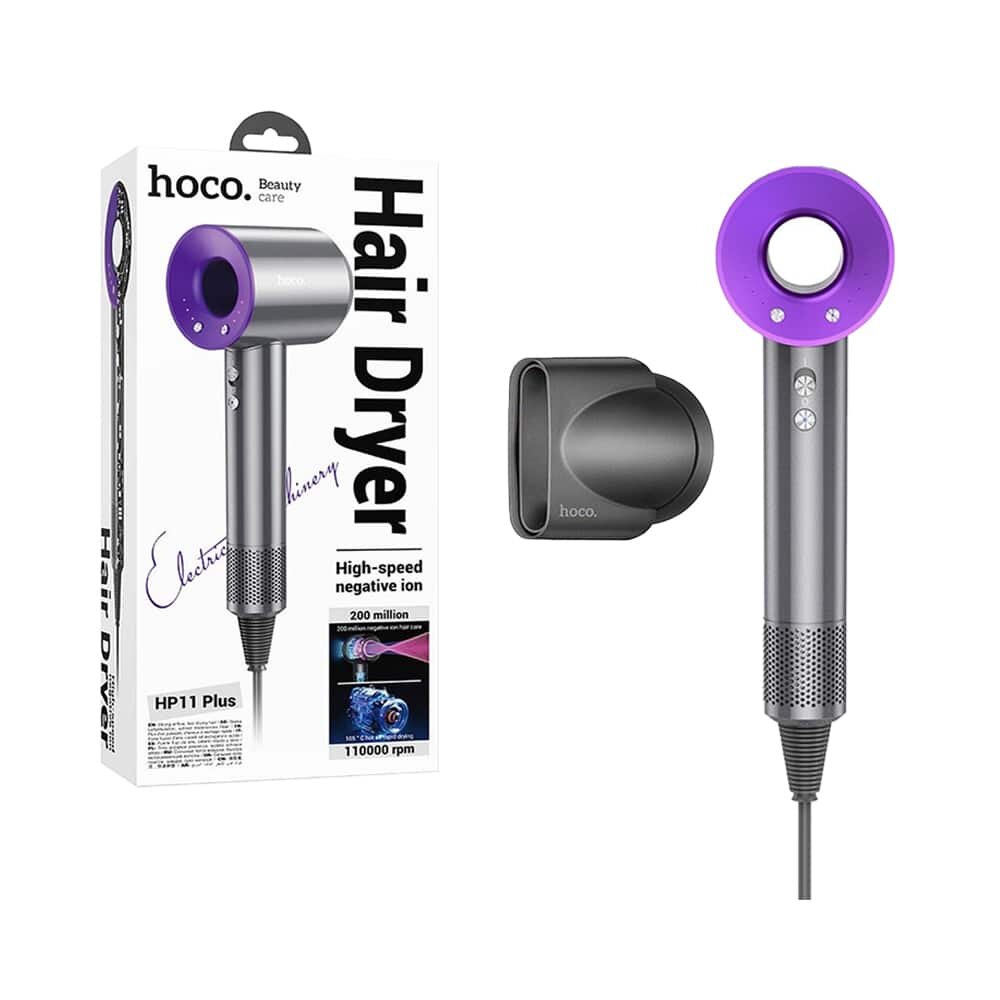 Hoco HP11 Plus High-speed negative ion hair dryer(EU) purple