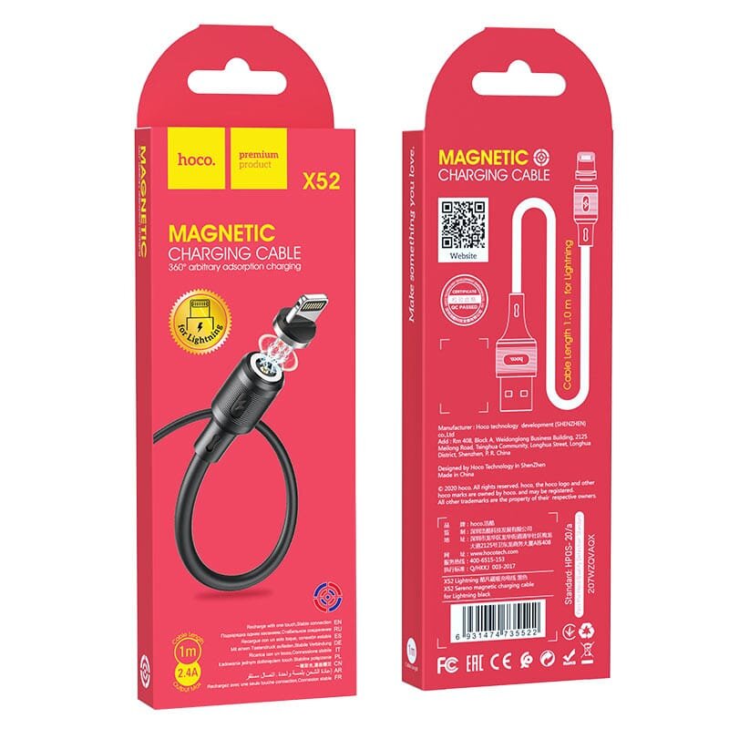 Hoco X52 Sereno magnetic charging cable for iP