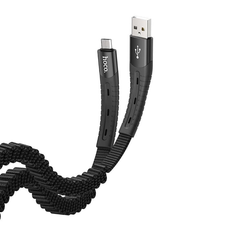 Hoco U78 Cotton treasure elastic charging data cable for Micro