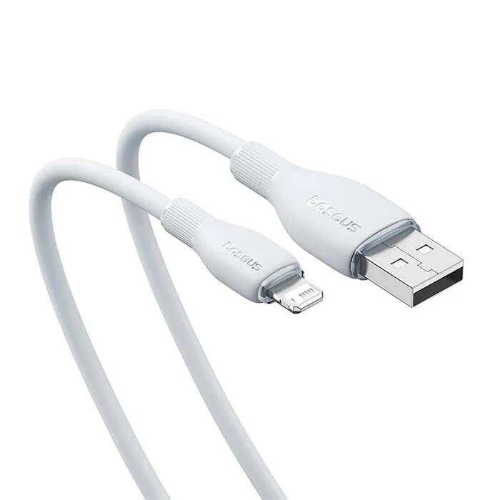 Baseus Pudding Series Fast Charging Cable USB to iP 2.4A 1.2m Stellar White