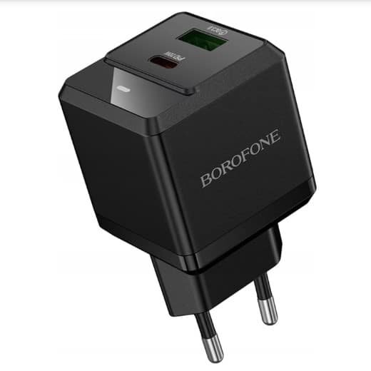 Borofone BN19 Intenso PD20W+QC 3.0 charger(EU) black
