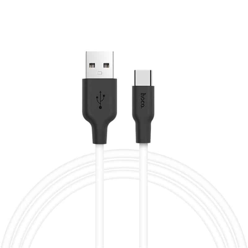 Hoco X21 Plus Silicone charging cable for Type-C