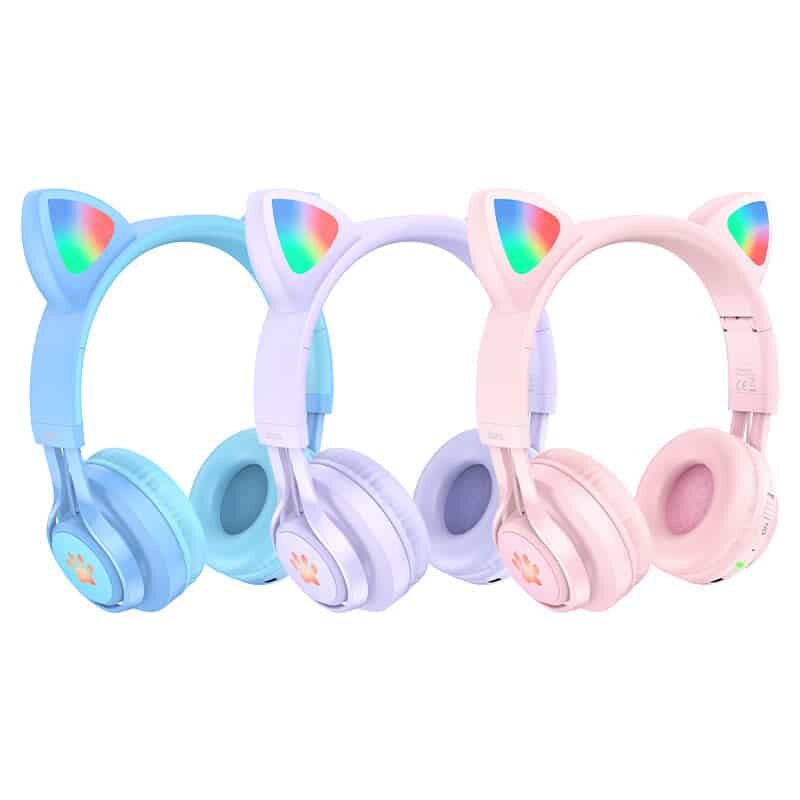 Hoco W39 Cat ear kids BT headphones