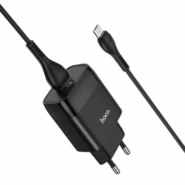 Hoco C72Q Glorious single port QC3.0 charger set(Type-C)(EU)