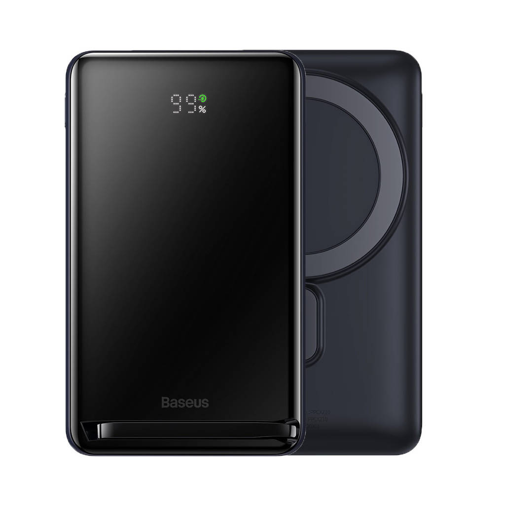 Baseus Magnetic Wireles Charge Power Bank 10000mAh  fast charging Cable Type-C to Type-C 60W(20V/3A) 50cm black) PPCX000003187
