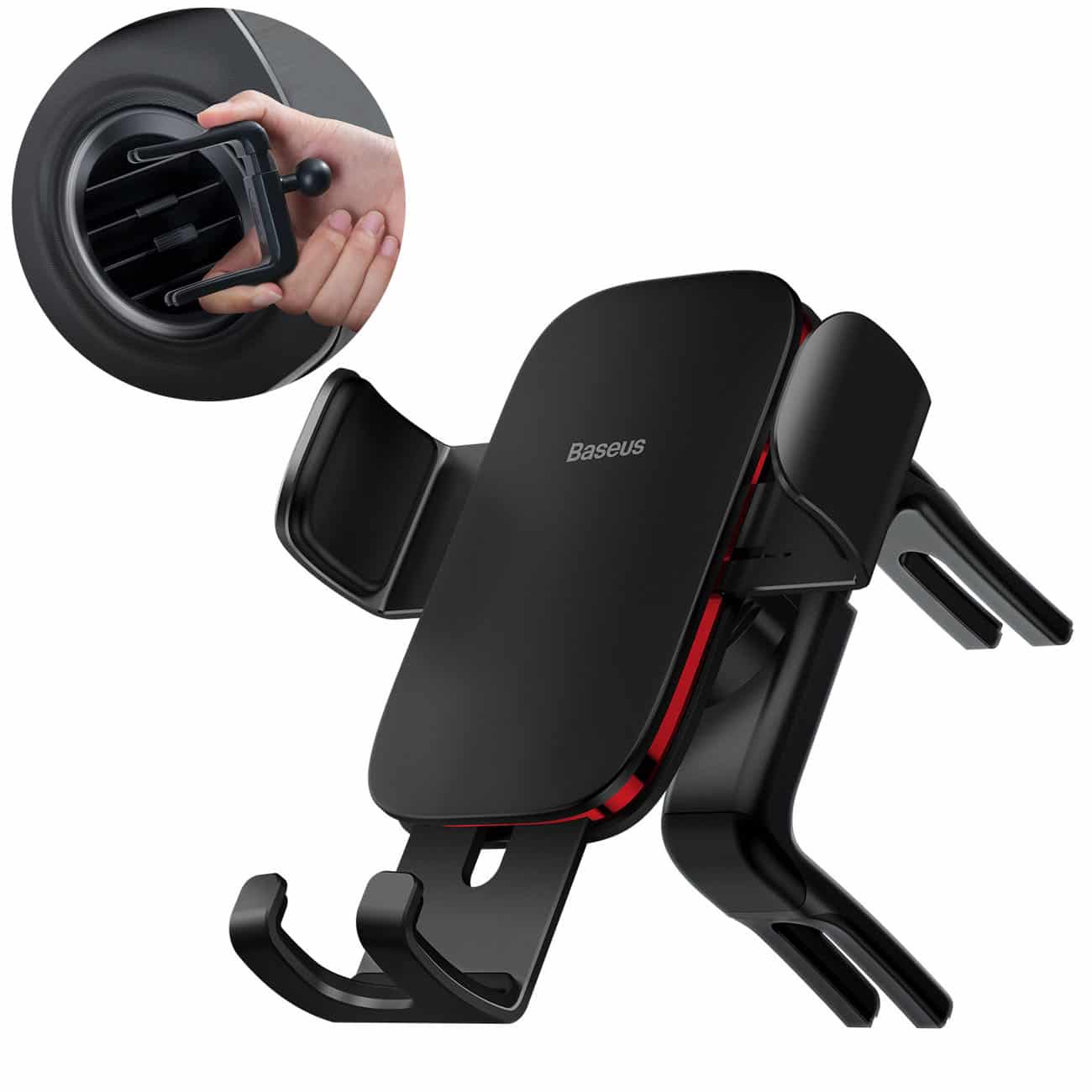 Baseus Metal AgeⅡ Gravity Car Mount （Round Air Vent Version）SUJS030001
