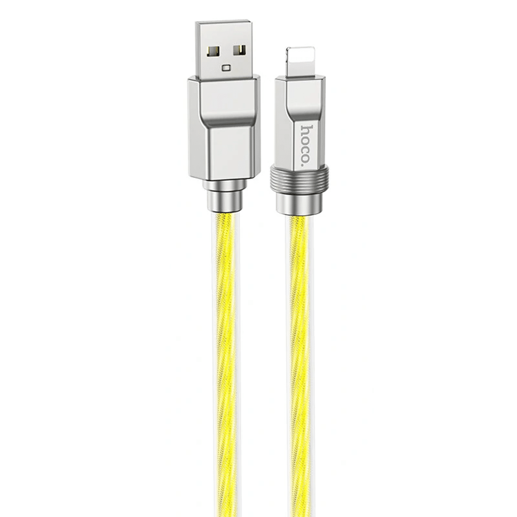 Hoco U113 Solid silicone charging data cable iP