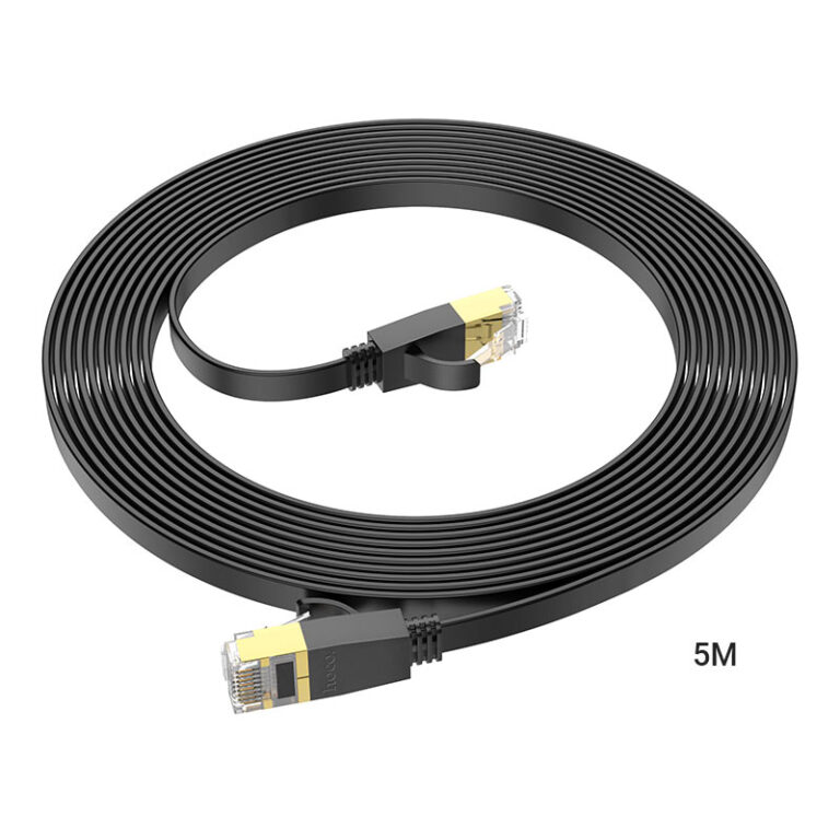 Hoco US07 General pure copper flat network cable(L=5M)