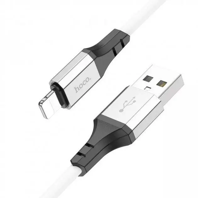 Hoco X86 iP Spear PD silicone charging data cable White