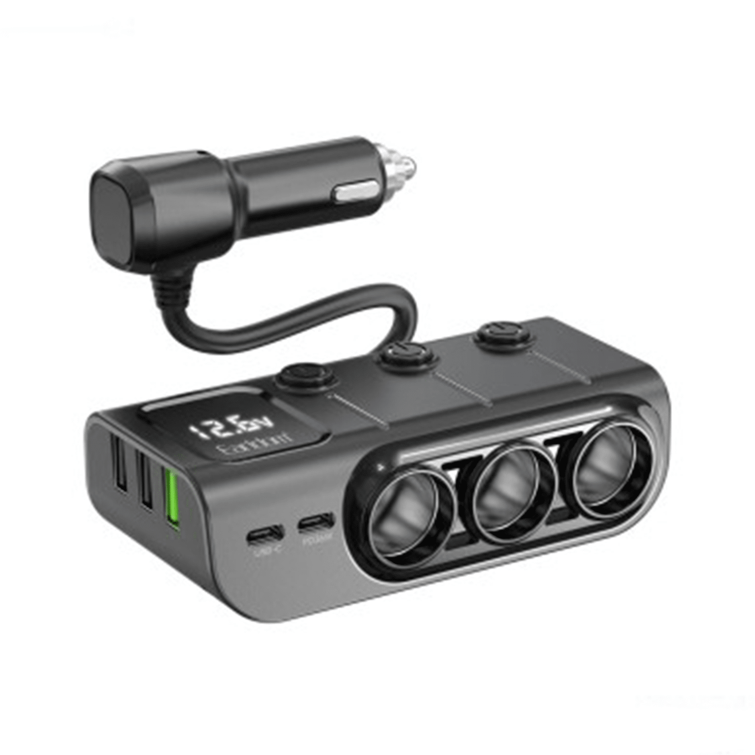 Earldom Car Charger Fast in Car Charger Splitter CS4