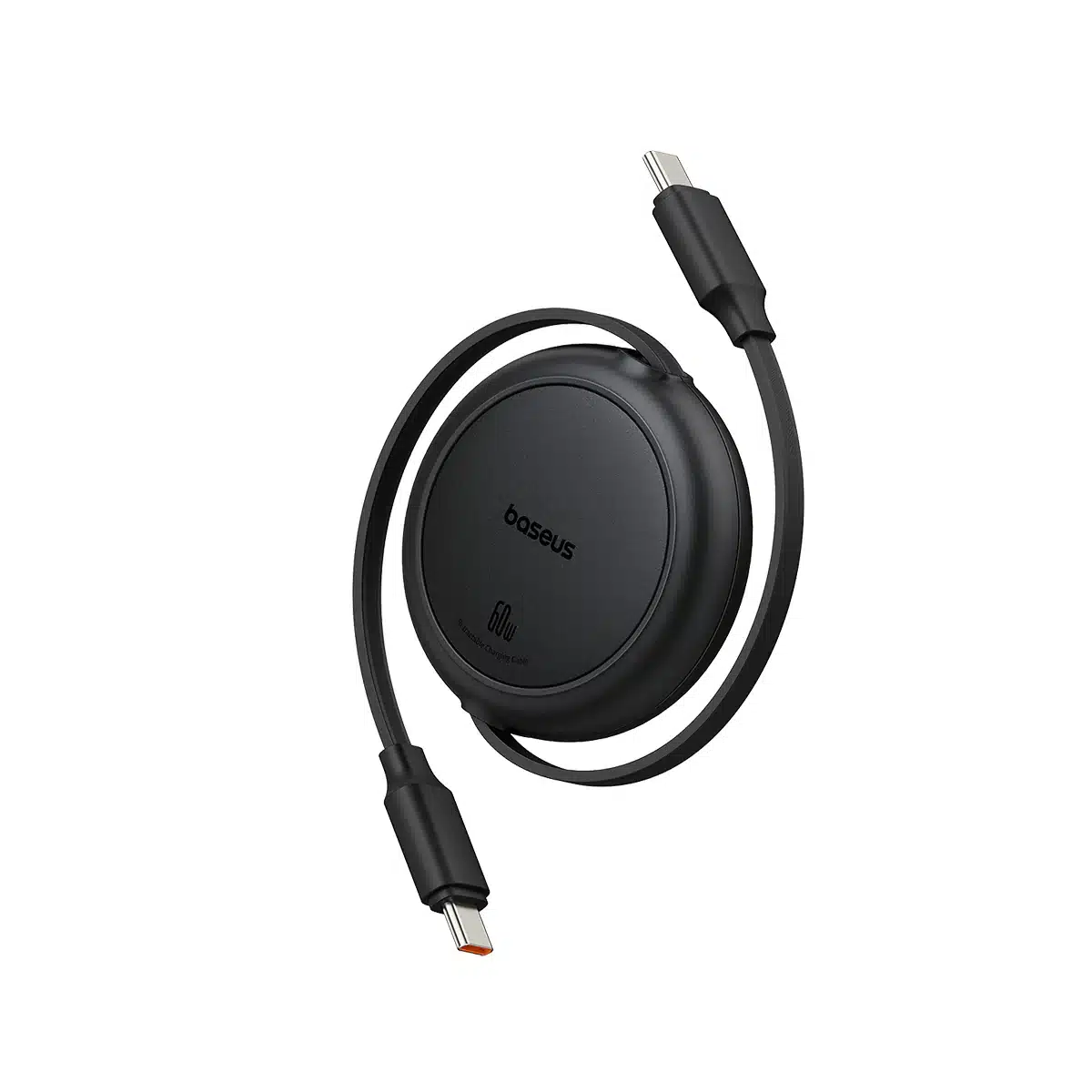 Baseus Free2Pull Mini Charging Cable USB-C to USB-C 60W 1m Cluster Black