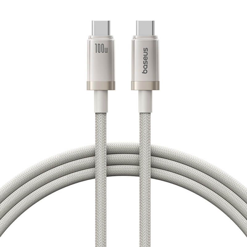 Baseus Vipow Fast Charging Cable USB-C to USB-C 100W 1m Galaxy Natural Titanium