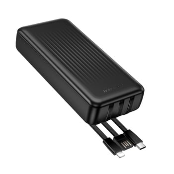 Borofone BJ79A Clever power bank with 3 cables(20000mAh) black