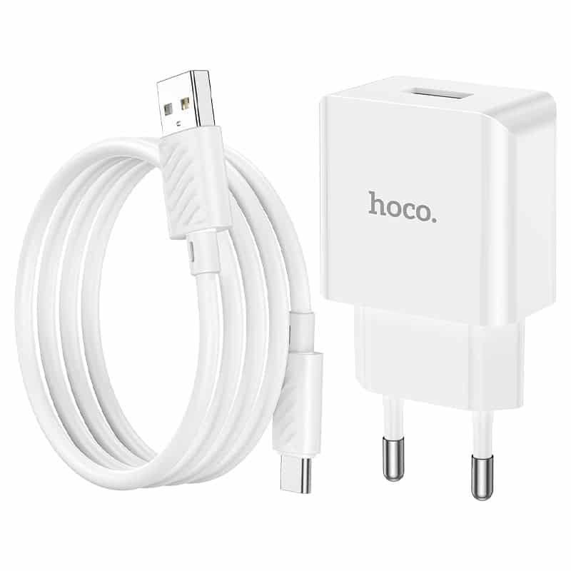 Hoco C106A Leisure single port charger set(iP)(EU)