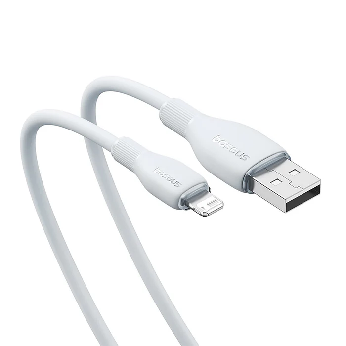 Baseus Pudding Series Fast Charging Cable USB to iP 2.4A 1.2m Stellar White